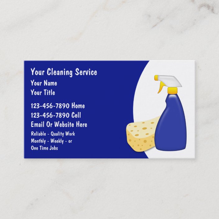 House Cleaning Business Cards | Zazzle.com