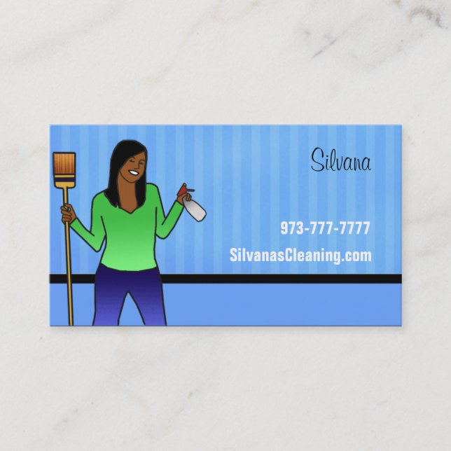 House Cleaning Business Cards (Front)