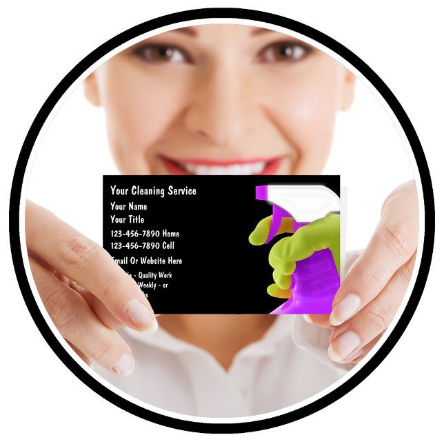 House Cleaning Business Cards (Creator Uploaded)
