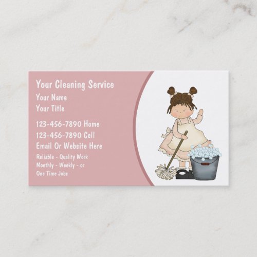 House Cleaning Business Cards