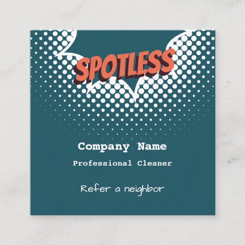 House Cleaning Business Refer A Neighbor Card
