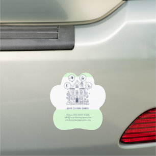 House Cleaning Car Magnet