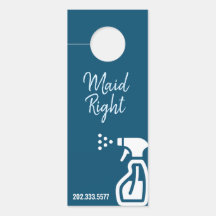 House Cleaning Door Hanger