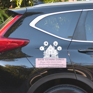 House Cleaning Express Sticker   Custom Business 