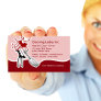 House Cleaning Maid Business Card