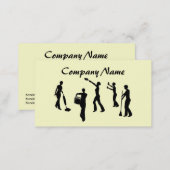 House Cleaning & Maid Services Business Card (Front/Back)