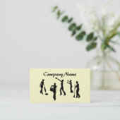 House Cleaning & Maid Services Business Card (Standing Front)