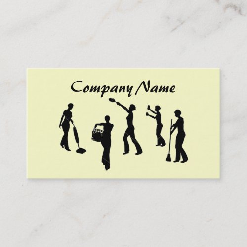 House Cleaning &amp; Maid Services Business Card