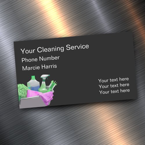 House Cleaning New Design Business Card Magnet