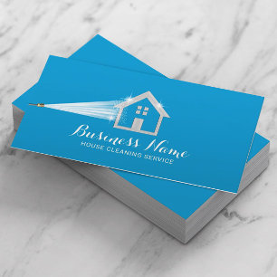 House Cleaning Power Wash Roof Cleaning Business Card