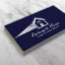 House Cleaning Power Wash Roof Cleaning Navy Blue Business Card