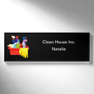 House Cleaning Professional Staff Name Tag