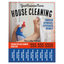 House Cleaning Professional Tear Sheet Promotional
