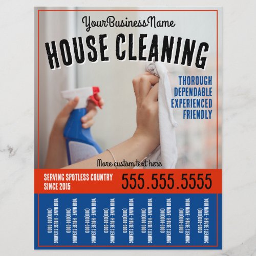 House Cleaning Professional Tear Sheet Promotional