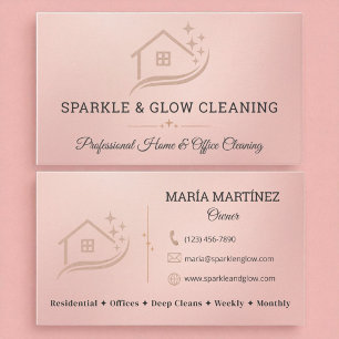 House Cleaning Service  Business Card
