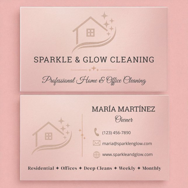 House Cleaning Service  Business Card (Creator Uploaded)