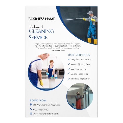 House Cleaning Service Business flyers