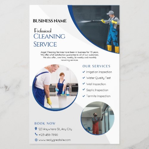 House Cleaning Service Business flyers