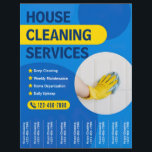 House Cleaning Service Flyers with Tear Off Strips<br><div class="desc">Professional House Cleaning Services Business Flyer.
House Cleaning Service Flyers with Tear Off Strips</div>