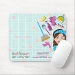House Cleaning Service Janitorial Lady Washing Mouse Pad<br><div class="desc">House Cleaning Service Janitorial Lady Washing</div>