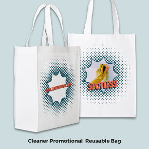 House Cleaning Service Promotional Thank you! Grocery Bag