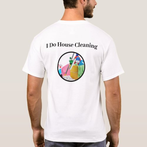 House Cleaning Service Simple Logo Tshirts