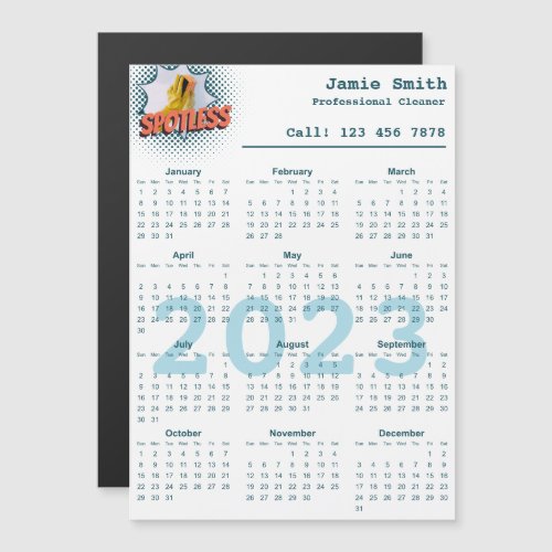 House Cleaning Services 2023 Calendar Magnet