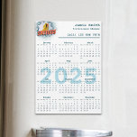 House Cleaning Services 2025 Calendar Magnet<br><div class="desc">The promotional House Cleaning Services 2025 Calendar Magnet is part of the House Cleaning Business Card & Marketing Material collection. A magnetic calendar makes a great thank-you gift while propelling your company details in sight on the fridge. Replace the details like, the one word slogan SPOTLESS, name or company, professional...</div>