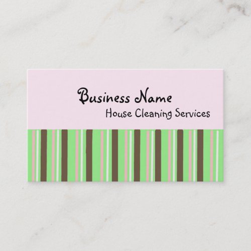 House Cleaning Services Business Card Templates