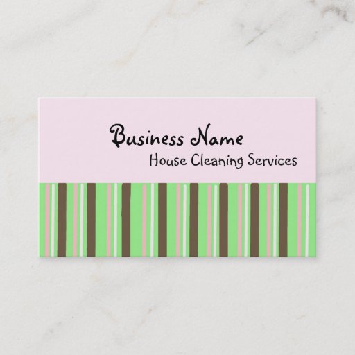 Customizable House Cleaning Services Business Card Templates