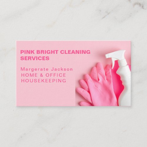 House Cleaning Services Business Card