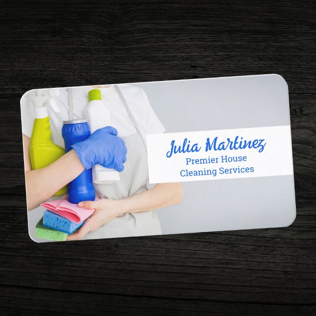 House Cleaning Services  Business Card (House Cleaning Services Business Card)