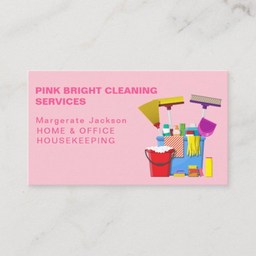 House Cleaning Services Business Card