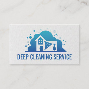 House Cleaning Services   Maid   Janitorial Business Card
