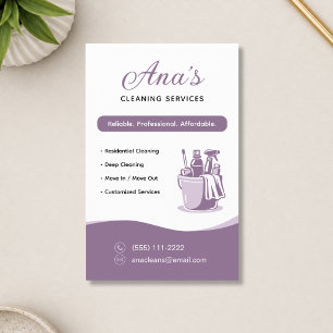 House Cleaning Services Mauve Promotional Flyer