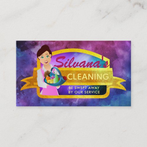 House Cleaning Slogans Business Cards