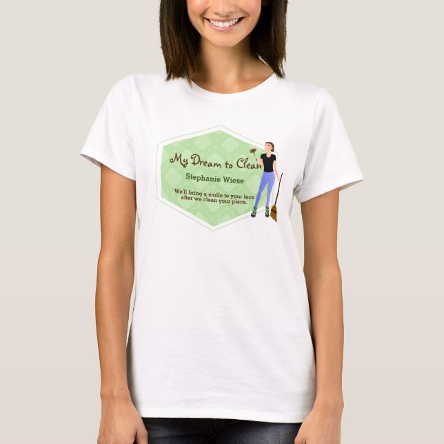 House Cleaning slogans Tshirt (Front)