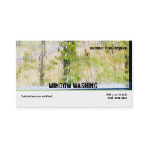 House Cleaning Window Washing Business Card