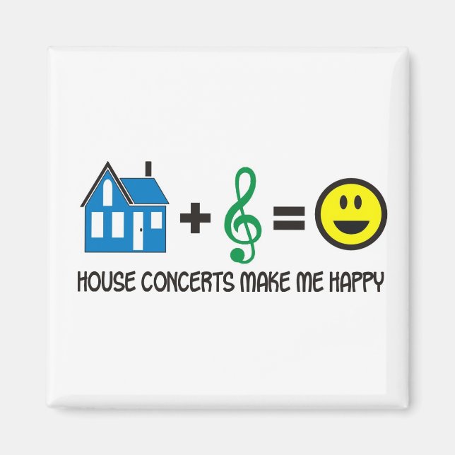 House Concerts Magnet (Front)
