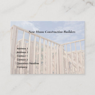 house construction business card