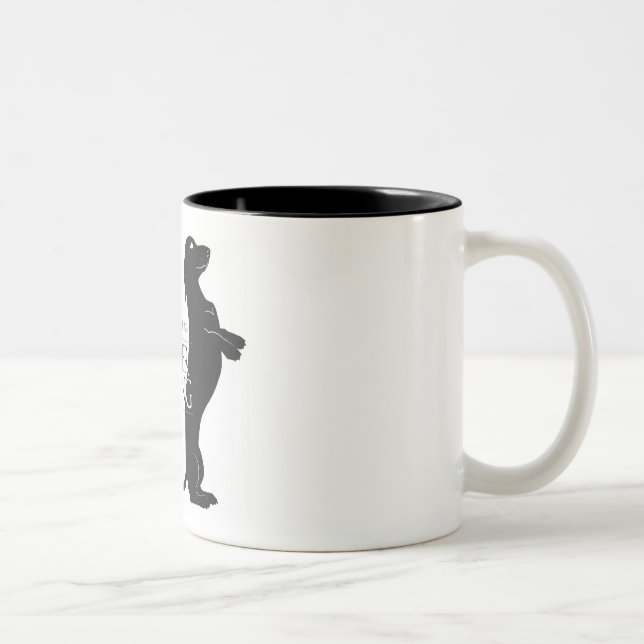 House Dachshund "Dinner is Coming" coffee mug (Right)