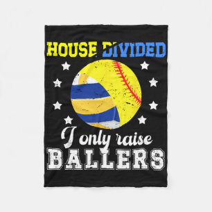House Divided I Only Raise Llers Softll Volleyll D Fleece Blanket