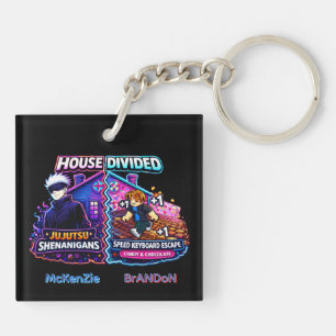 House Divided Jujutsu Shenanigans v Candy Keyboard Keychain