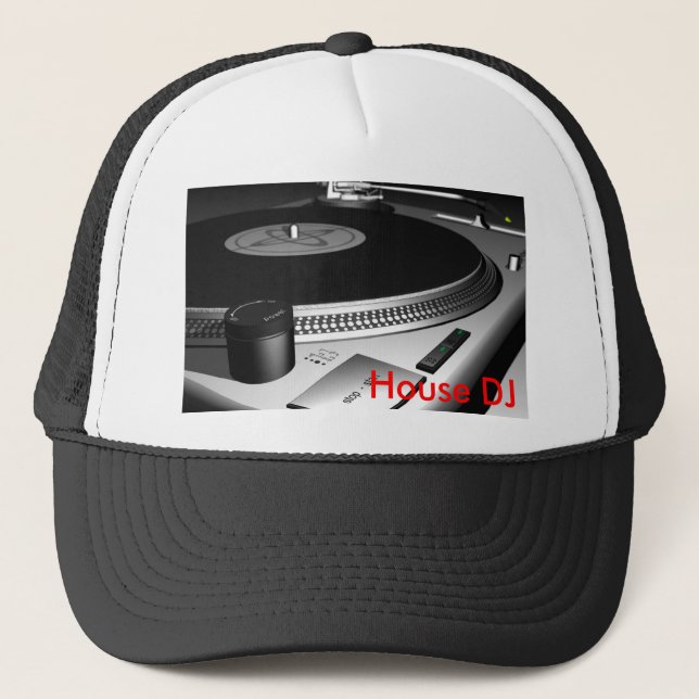 House DJ Trucker Hat (Front)