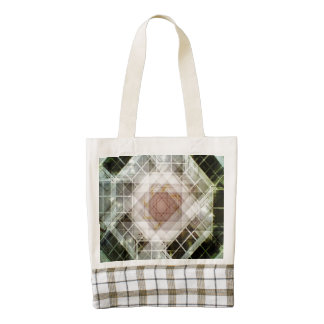 house door kaleidoscope zazzle HEART tote bag