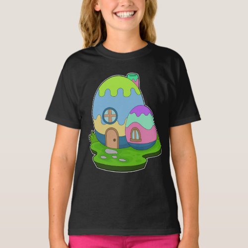 House Easter Easter Eggs T_Shirt