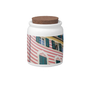 House facades Monterosso Cinque Terre Liguria Ital Candy Jar