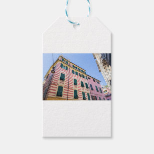 House facades Monterosso Cinque Terre Liguria Ital Gift Tags