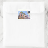 House facades Monterosso Cinque Terre Liguria Ital Square Sticker (Bag)
