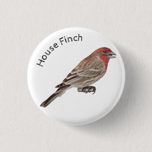 House Finch Button (Front)